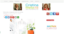 Desktop Screenshot of cristinamella.com