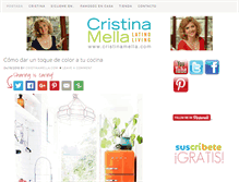 Tablet Screenshot of cristinamella.com